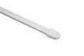 Produktbild: Gardinia Vitragestange flachoval weiß, Ø 11 mm, ausziehbar 50 - 80 cm