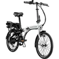 Produktbild: Zündapp Z120 20 Zoll E Bike Faltrad für Damen Herren 150 - 185 cm E Klapprad schwarz weiß
