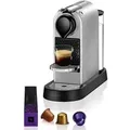 Produktbild: Krups Nespresso Citiz Xn741b - Einzeldosier-kapselkaffeemaschine, 19 Bar Druck, Thermoblock, Automatische Funktion Mit Beleuchteten Tasten, Farbe Silber, 14 Kapseln