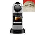 Produktbild: Krups XN741B Nespresso CitiZ Kapselmaschine Kaffeemaschine Kaffeautomat Silber