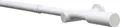 Produktbild: Gardinia Gardinenstangen-Set Kreta 1-Lauf Ø 16-19 mm weiß 120 cm - 210 cm