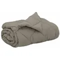Produktbild: vidaXL Ganzjahresbettdecke Hellgrau 240 x 260 cm Mikrofaser