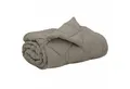 Produktbild: vidaXL Bett Ganzjahresbettdecke Hellgrau 240 x 260 cm Mikrofaser (1-tlg)