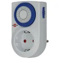 Produktbild: Brennenstuhl Zeitschaltuhr MMZ 20, mechanische Timer-Steckdose (Tages-Zeitschaltuhr, mit erhöhtem Berührungsschutz, für den Innenbereich) weiß