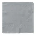 Produktbild: Serviette in Silber aus Tissue 3-lagig, 33 x 33 cm, 100 Stück