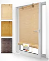 Produktbild: Sol Royal Bambusrollo 80 x 160cm SolDecor B86 - Sichtschutz Fenster Rollo Ohne Bohren - Raffrollo Bambus Inkl Klemmfix Träger - Holzrollo Natur mit Kindersicherheitsclip - Natur