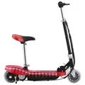 Produktbild: vidaXL E-Scooter mit Sitz und LED 120 W Rot