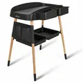 Produktbild: BabyGo Wickeltisch, Schwarz, Holz, Echtholz,Buche, 62x81x88 cm, Babymöbel, Wickelkommoden & Zubehör, Wickelkommoden