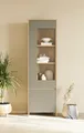 Produktbild: Home affaire Vitrine Stranda, Hochschrank im Scandi-Style, moderne Glasvitrine Rahmenoptik, ausreichend Stauraum, vielseitig einsetzbar, 58 cm breit
