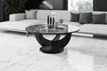 Produktbild: Design Couchtisch HRC-111 Hochglanz Wohnzimmertisch Highgloss Rund Tisch ⌀100 cm x 45 cm