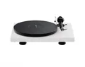 Produktbild: Pro-Ject Plattenspieler Debut EVO II hochglanz Weiss Pick it MM EVO + Haube