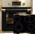 Produktbild: Kaiser EH 6427 AD Retro  Einbaubackofen +Glaskeramik Kochfeld 60 cm