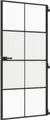 Produktbild: vidaXL Innentür Schlank Schwarz 93x201,5 cm Hartglas & Aluminium