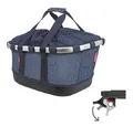 Produktbild: Klickfix Reisenthel Bikebasket GT UniKlip2 Fahrradkorb Einkaufskorb twist blue
