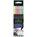 Produktbild: FABER-CASTELL Fineliner GRIP FINEPEN Pastell, 5er Etui