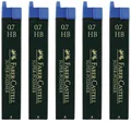 Produktbild: Faber-Castell 5er Sparpack SUPER-POLYMER Feinminen 0.7HB 120700