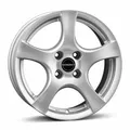 Produktbild: 4x Alufelgen Borbet F brilliant silver 6x15 ET40 LK4 100 15 Zoll Felgen Alu