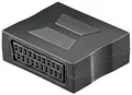 Produktbild: goobay Scart Kupplung, Verbinder zur Verlängerung von Scart Kabeln, Adapter mit Buchse, für Videorekorder, TV, Receiver - 50771