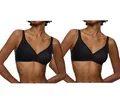 Produktbild: Triumph 2x BH Eileen N Größe 75B UVP 68,00 € schwarz 75 B BHs ohne Bügel BH Set