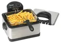 Produktbild: Bestron XL Öl-Fritteuse, 4 Liter, spülmaschinengeeignet, 2000 W, Farbe: silber