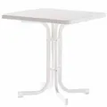 Produktbild: SIEGER  131/ Boulevard-Klapptisch, 70x70 cm, weiß