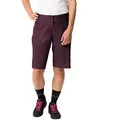 Produktbild: VAUDE Fahrradhose Wo Ledro Print Shorts für Radsport, sportlicher Stil, schnell trocknendes Material rot 42