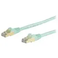 Produktbild: StarTech.com 6ASPAT7MAQ Patchkabel CAT6a (7 m, turkis, RJ45-Snagless-Steckverbinder, CAT6a-STP-Kabel, Kupferdraht, Netz