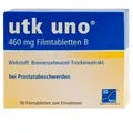 Produktbild: utk uno Filmtabletten B: Pflanzliches Mittel gegen Prostata-bedingte Harnbeschwerden bei erwachsenen Männern, 90 Tabletten
