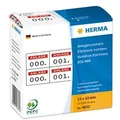 Produktbild: HERMA Anlagenummer 4832 15x22mm rot 1.000 St./Pack.