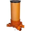 Produktbild: KG Schacht Revisionsschacht Abwasserschacht DN400 / DN110 - Komplett SET - Schachtboden + Rohr + Deckel + Gleitmittel