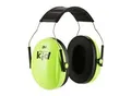 Produktbild: Kapselgehörschutz 3M PELTOR™ H510AKG, für Kinder, EN 352 1:2020, SNR-Wert 27 dB, verstellbarer Kopfbügel, neongrün-schwarz, 1 Stück