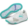 Produktbild: PUMA Accelerate Turbo Nitro W PUMA WHITE-ELEKTRO AQUA-ELEKTR Handballschuh 38 EU