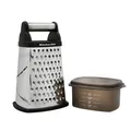 Produktbild: KitchenAid KQG300OSOBE Vierkantreibe 4-seitige Käsereibe Vorratsbehälter 473 ml
