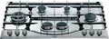 Produktbild: Hotpoint PHN 962 TS/IX/HA, Edelstahl, Integriert, 90 cm, Gaskochfeld, Edelstahl, 6 Zone(n)