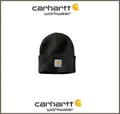 Produktbild: Original ! CARHARTT unisex Herren Damen Mütze A18 Rippstrick Beanie Schwarz