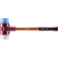 Produktbild: HALDER SIMPLEX Schonhammer Ø 50 mm Superplastik / TPE-soft blau mit Tempergussgehäuse