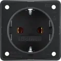 Produktbild: Berker Komplett Steckdose Integro Flow Schwarz 947782503 1 St.