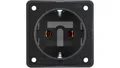 Produktbild: Integro Flow Steckdose SCHUKO schwarz matt 947782503