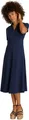 Produktbild: Tommy Hilfiger Damen Polokleid Lyocell Midi-Länge, Blau (Dark Night Navy), S