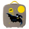 Produktbild: b.box Brotdose Kinder mit Fächern Batman | Jumbo Bento Box mit 4 Fächern (2 Auslaufsicher), Herausnehmbarer Trennwand, Gel-Kühlakku | Schul Lunchbox Ab 3, 2L