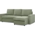Produktbild: Universell Ecksofa mit Schlaffunktion NEO, Schlaffläche 200x140cm, Cord Grün - Grün