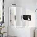 Produktbild: Badewannen Faltwand Duschabtrennung 141 X 132 Cm