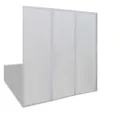 Produktbild: vidaXL Duschwand Badewannen Faltwand Duschabtrennung 141x132 cm