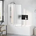 Produktbild: Duschwand 141 x 132 cm 3 Paneele Faltbar