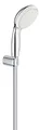 Produktbild: GROHE Tempesta 100 - Handbrause ( 2 Strahlarten, Antikalk System, inkl. Handbrausenhalter), chrom, 27799001
