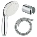Produktbild: Grohe Tempesta NEU Handbrausegarnitur 27799001 Handbrause, Schlauch, Halter Set