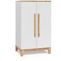 Produktbild: VitaliSpa Kinderkleiderschrank, Weiß, Eiche Artisan, Holzwerkstoff, 6 Fächer, Rechteckig, 70x120x53.4 cm, Kinder- & Jugendzimmer, Kindermöbel, Kinderkleiderschränke