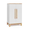 Produktbild: VitaliSpa Kinderkleiderschrank Malia, Weiß/Artisan, 70 x 120 cm, zur Aufbewahrung von Kinderkleidung und kombinierbar