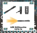 Produktbild: HAZET LED Penlight 1979-74 Stiftleuchte 500 Lumen bis zu 100 Meter Stiftclip