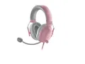 Produktbild: Razer BlackShark V2 X - Multi-Plattform kabelgebundenes Esports-Headset (Triforce 50mm Treiber, Erweiterte Passive Geräuschunterdrückung, 7.1 Surround Sound, Hyperclear Cardioid Mic) Quartz Pink